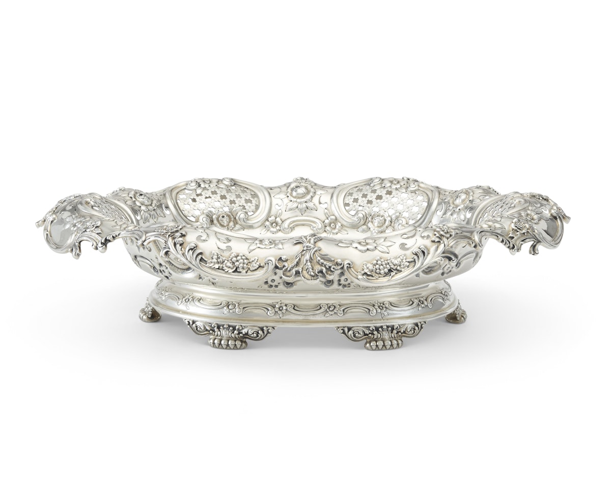 AN AMERICAN SILVER CENTERPIECE BOWL by Tiffany & Co.