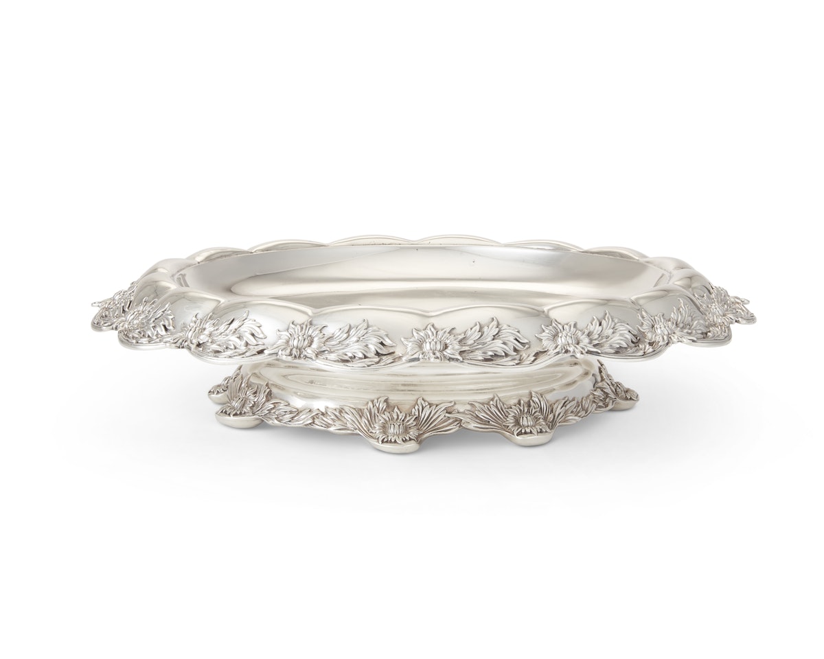 AN AMERICAN SILVER CENTERPIECE BOWL by Tiffany & Co.