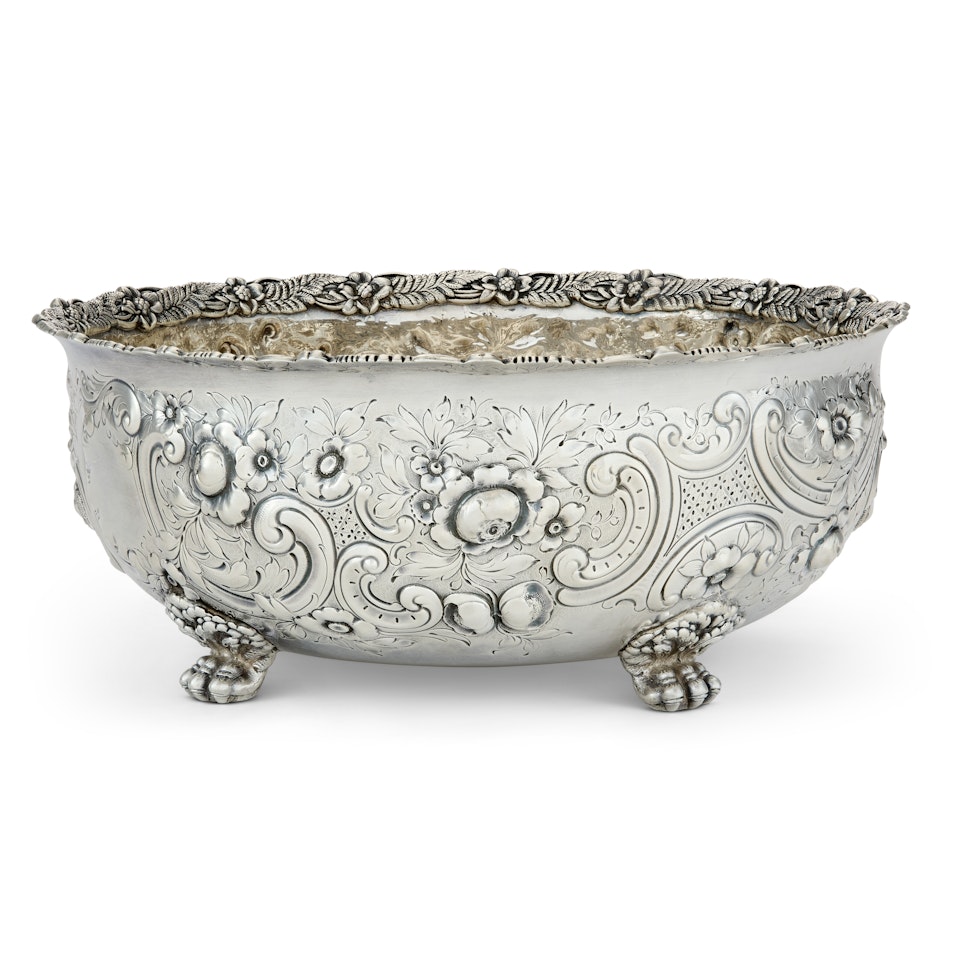 AN AMERICAN SILVER SERVING BOWL by Tiffany & Co.