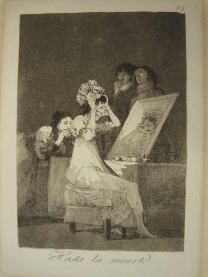 Hasta la muerte by Francisco José de Goya