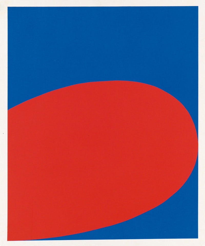 Red/Blue (Untitled) by Ellsworth Kelly