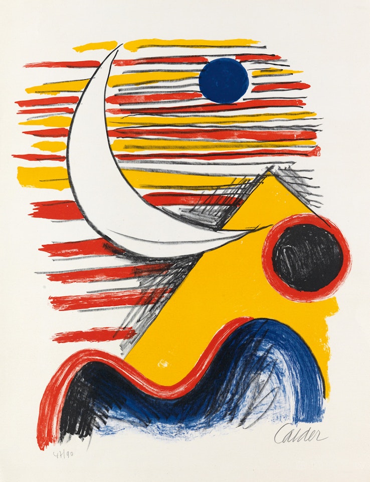 La Lune et la Montagne Jaune by Alexander Calder