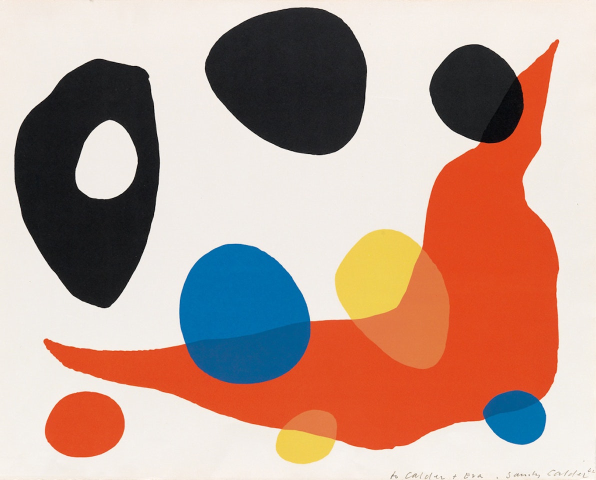 Composition (Red Boomerang) by Alexander Calder