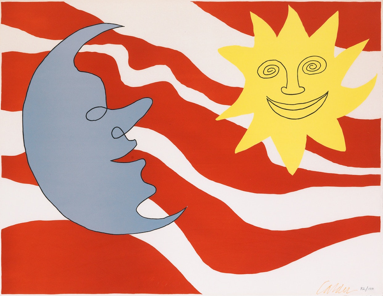 Sun Face, Moon Face by Alexander Calder