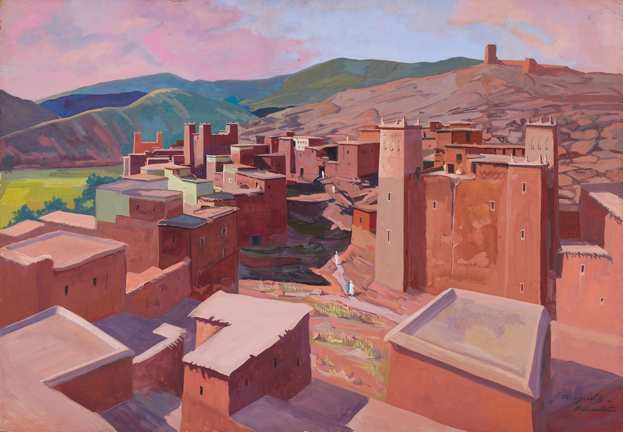 Kasbah d"Anemiter by Jacques Majorelle