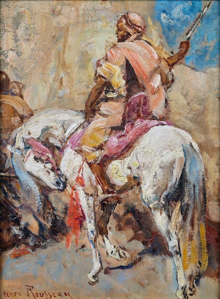 Cheval blanc by Henri Émilien Rousseau