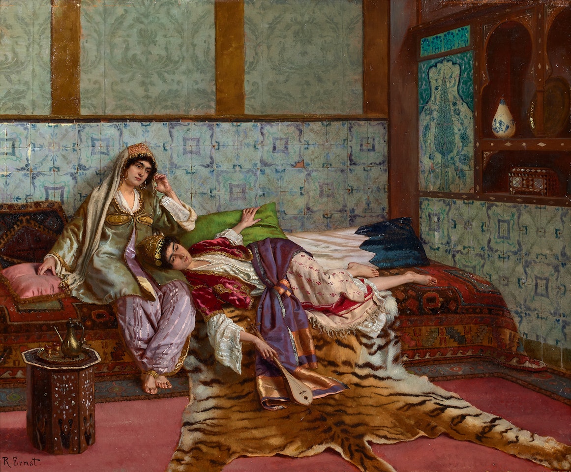 La Musicienne by Rudolf Ernst