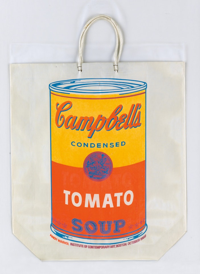 Campbell's Soup Can on a Shopping Bag by Andy Warhol