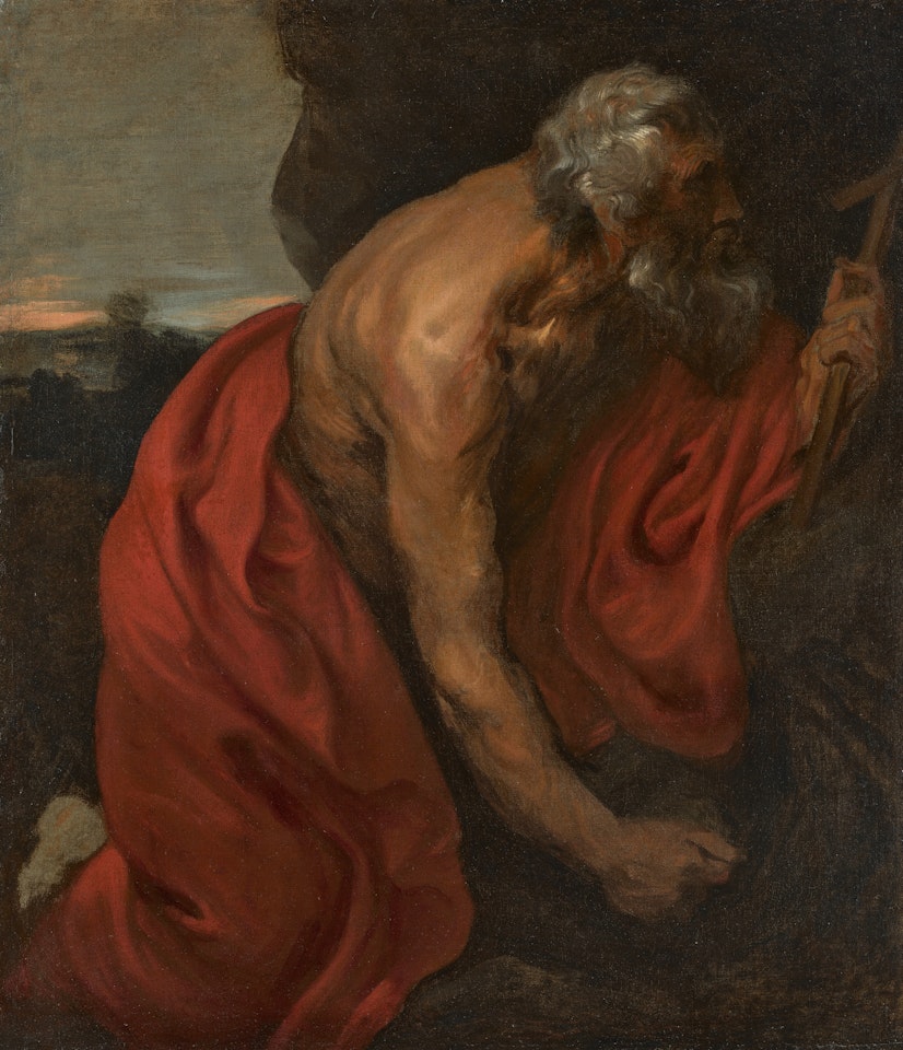 Saint Jerome in the wilderness by Anthony van Dyck