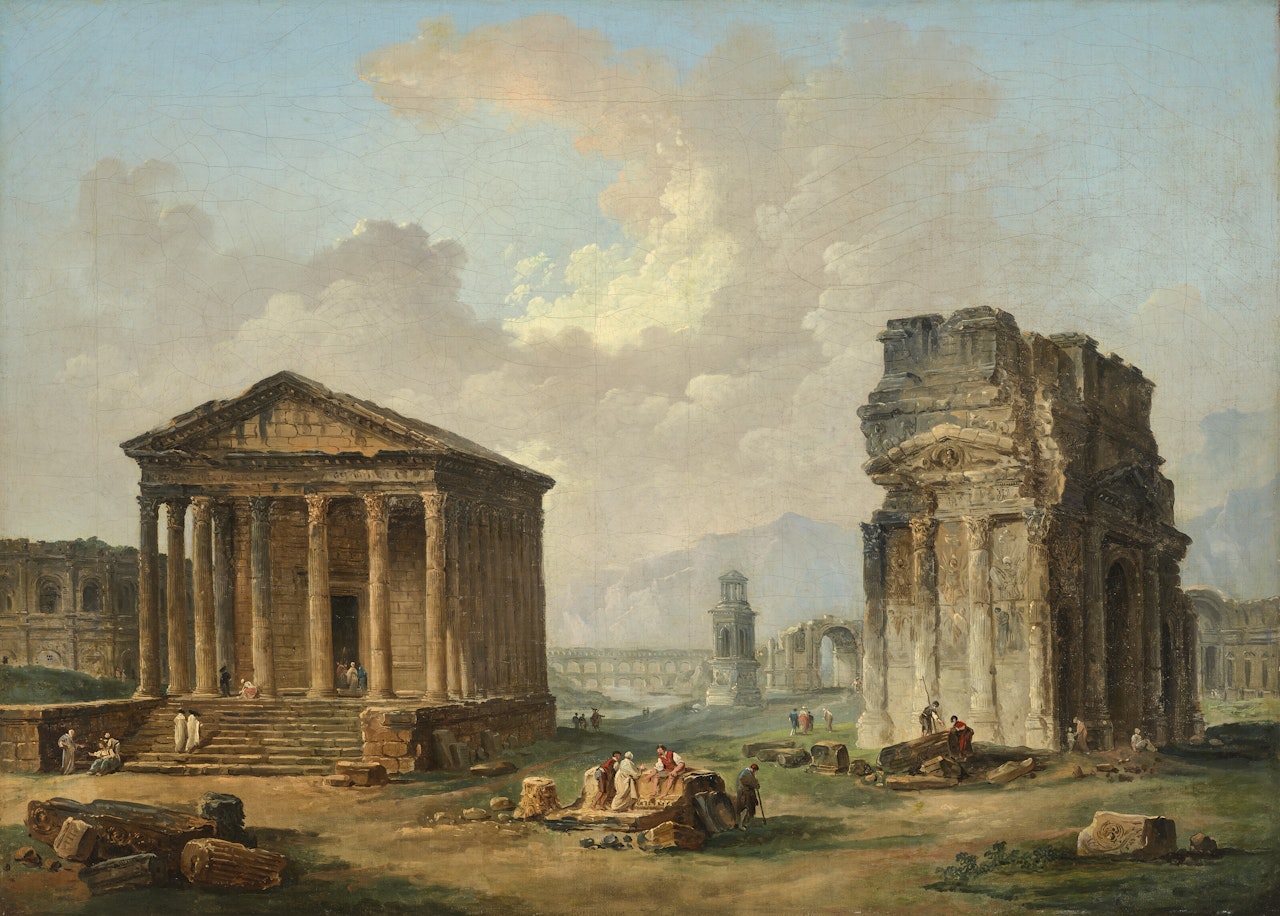 The Antiquities of Nîmes, Orange and Saint-Rémy-de-Provence by Hubert Robert