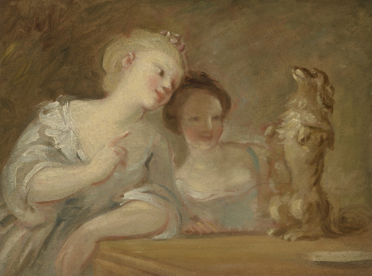The Performance by Jean-Honoré Fragonard