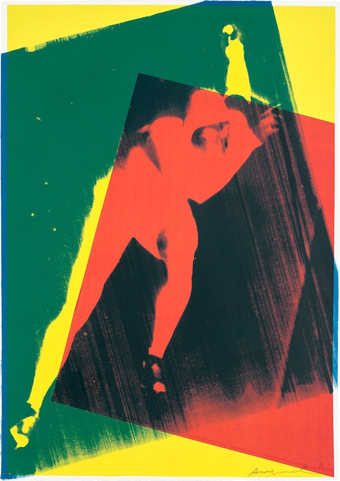 Speed Skater, from Art and Sports Portfolio (see F. & S. 303) by Andy Warhol