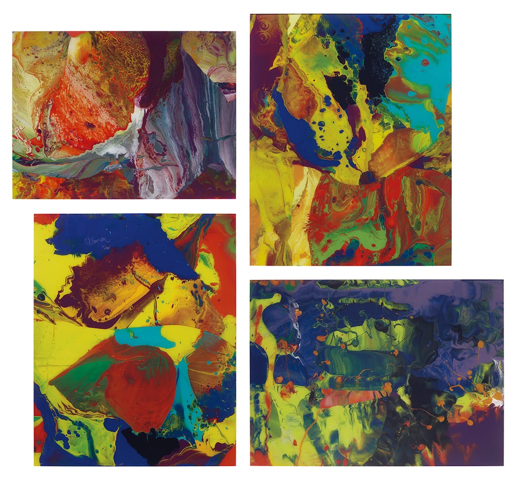 Ifrit; Bagdad; Bagdad; and Aladin (P8-P11) by Gerhard Richter