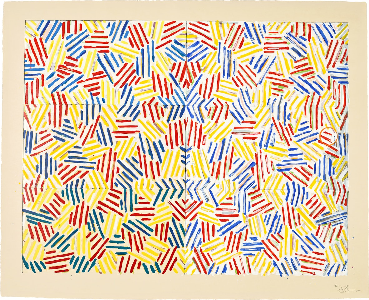 Corpse and Mirror (U.L.A.E. 169) by Jasper Johns