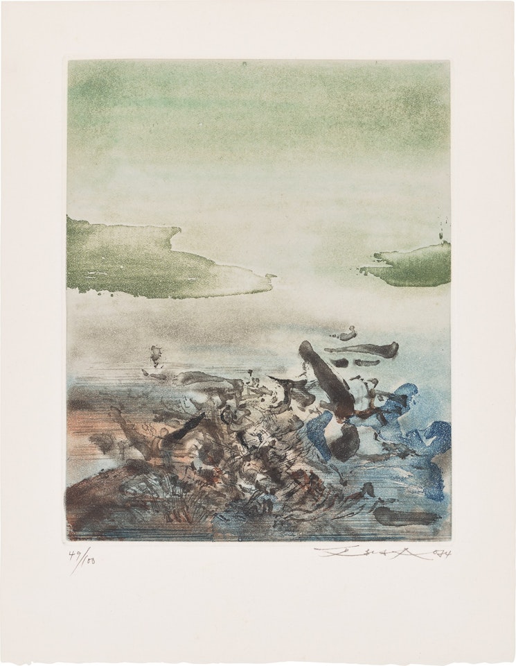 Untitled (Å. 246A) by Zao Wou-Ki