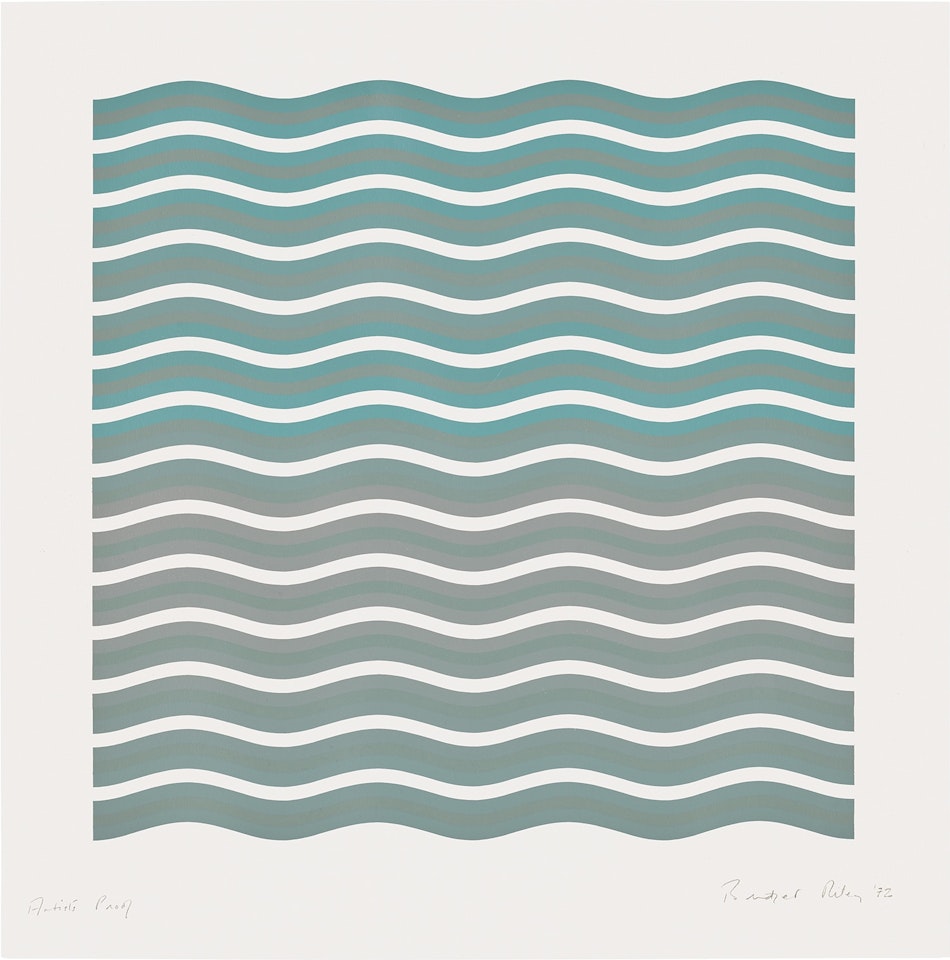 Coloured Greys (2) (S. 17, T. & G. 18) by Bridget Riley