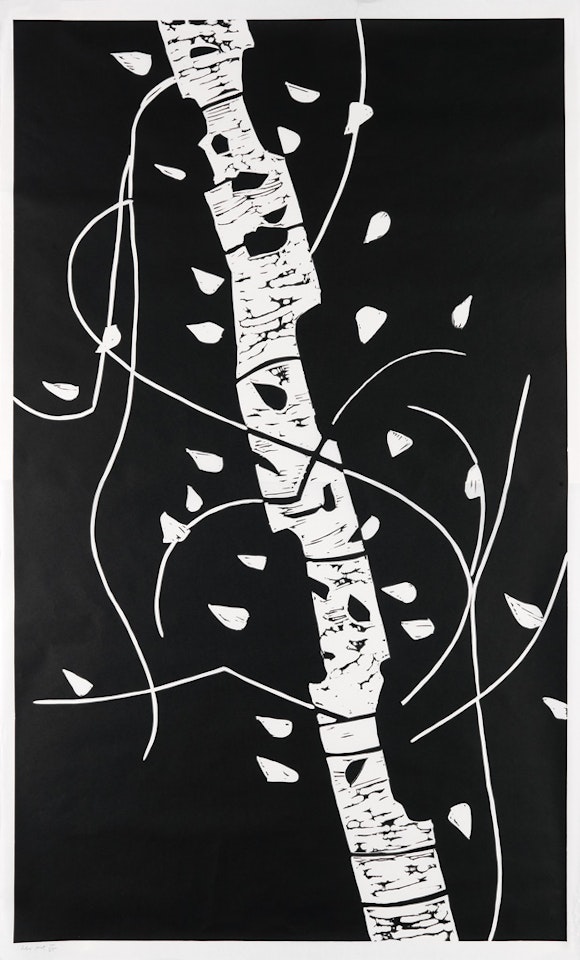 Large Birch by Alex Katz