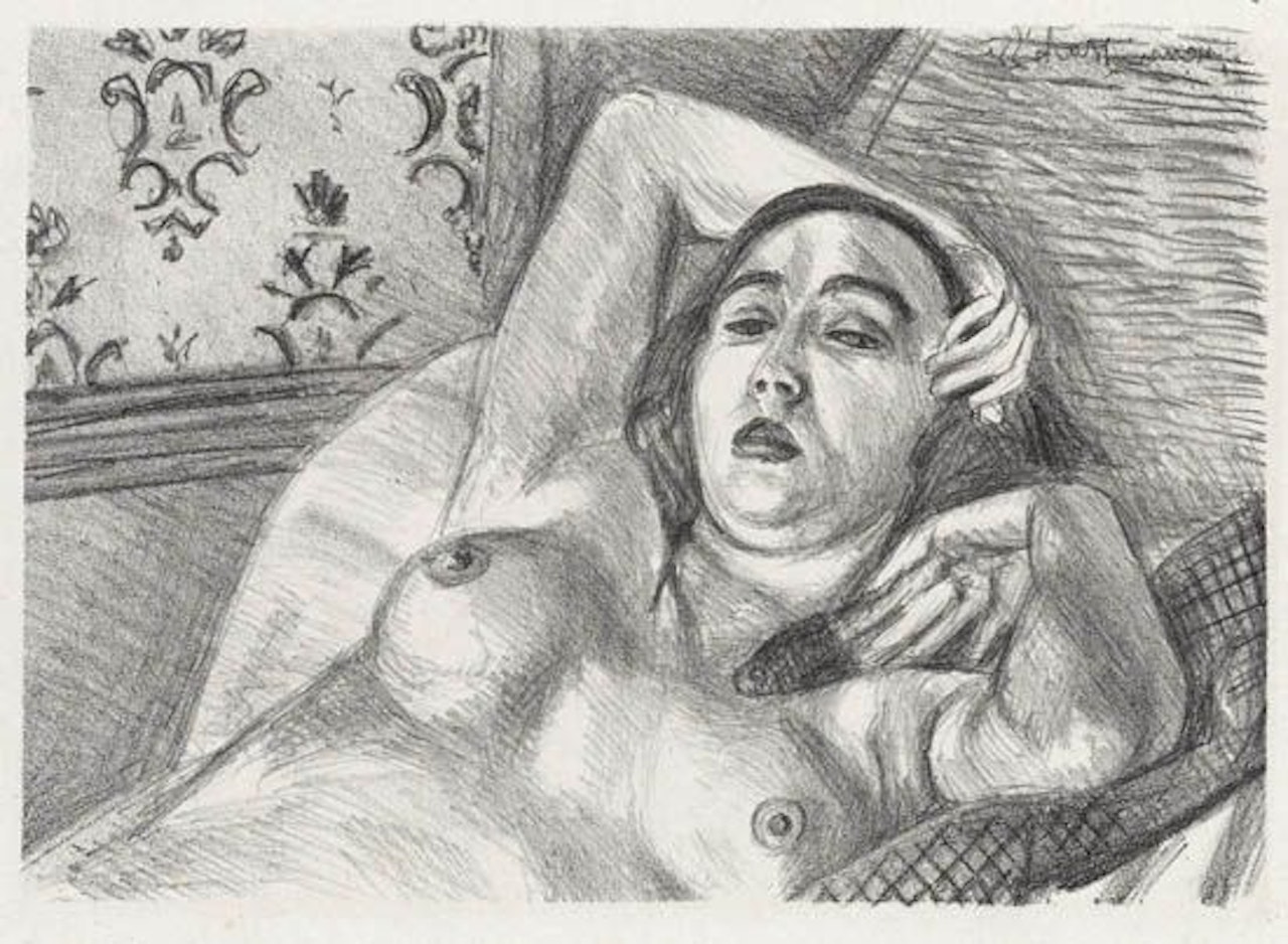 Le repos du mod��le by Henri Matisse