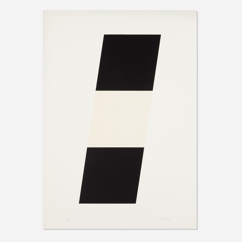 Black/White/Black by Ellsworth Kelly