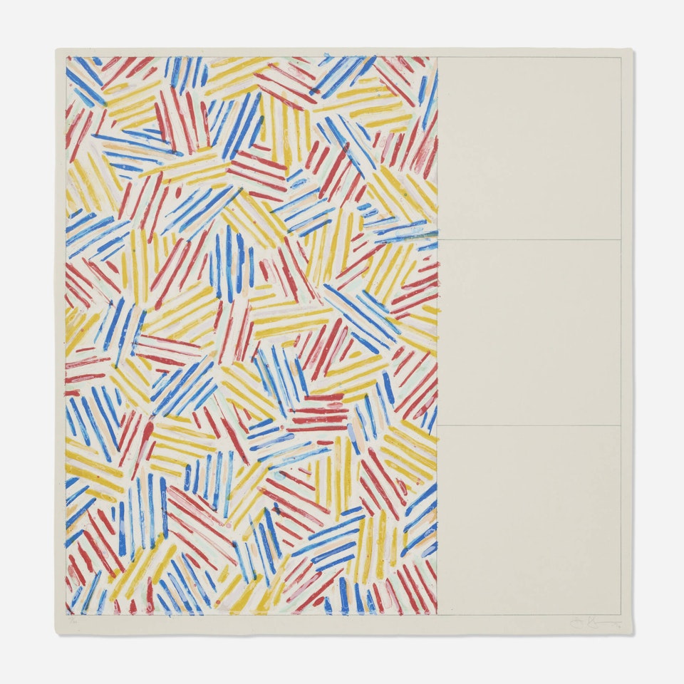 #1 (after Untitled 1975) (from the 6 Lithographs (after Untitled 1975) series) by Jasper Johns
