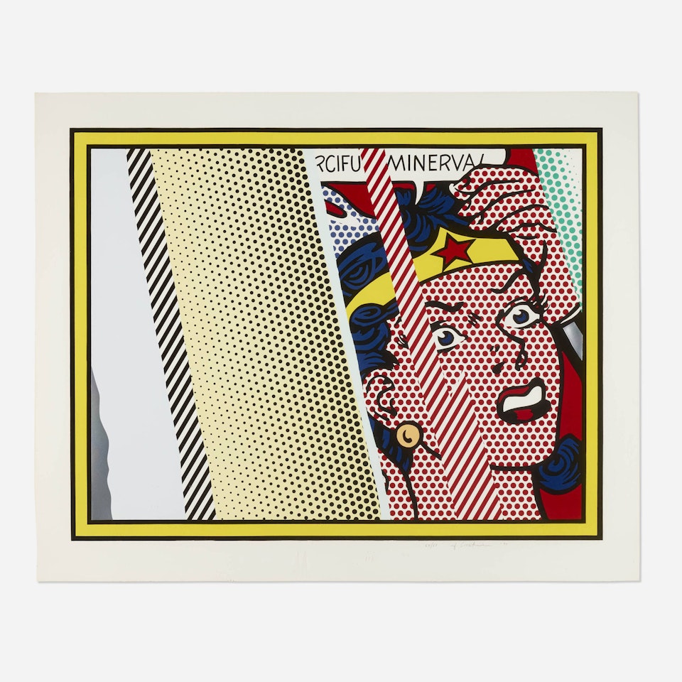 Reflections on Minerva (from the Reflections series) by Roy Lichtenstein