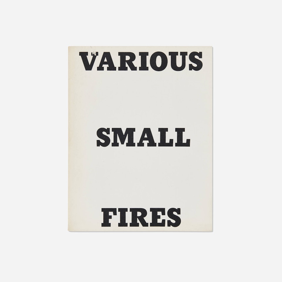 Various Small Fires and Milk by Ed Ruscha