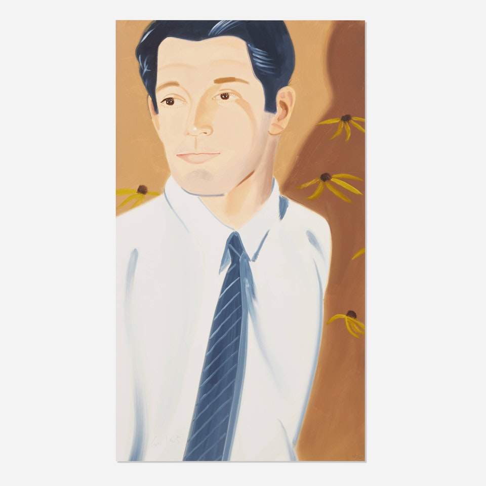 White Shirt (William) (from the White Shirt portfolio) by Alex Katz