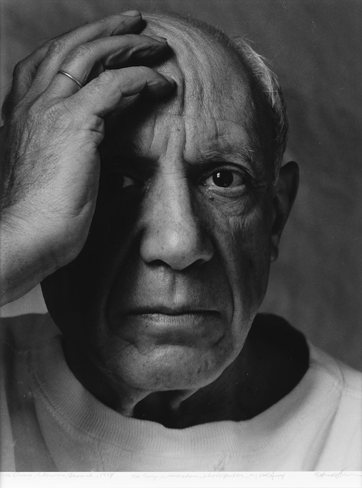 Picasso, Vallauris, France by Arnold Newman