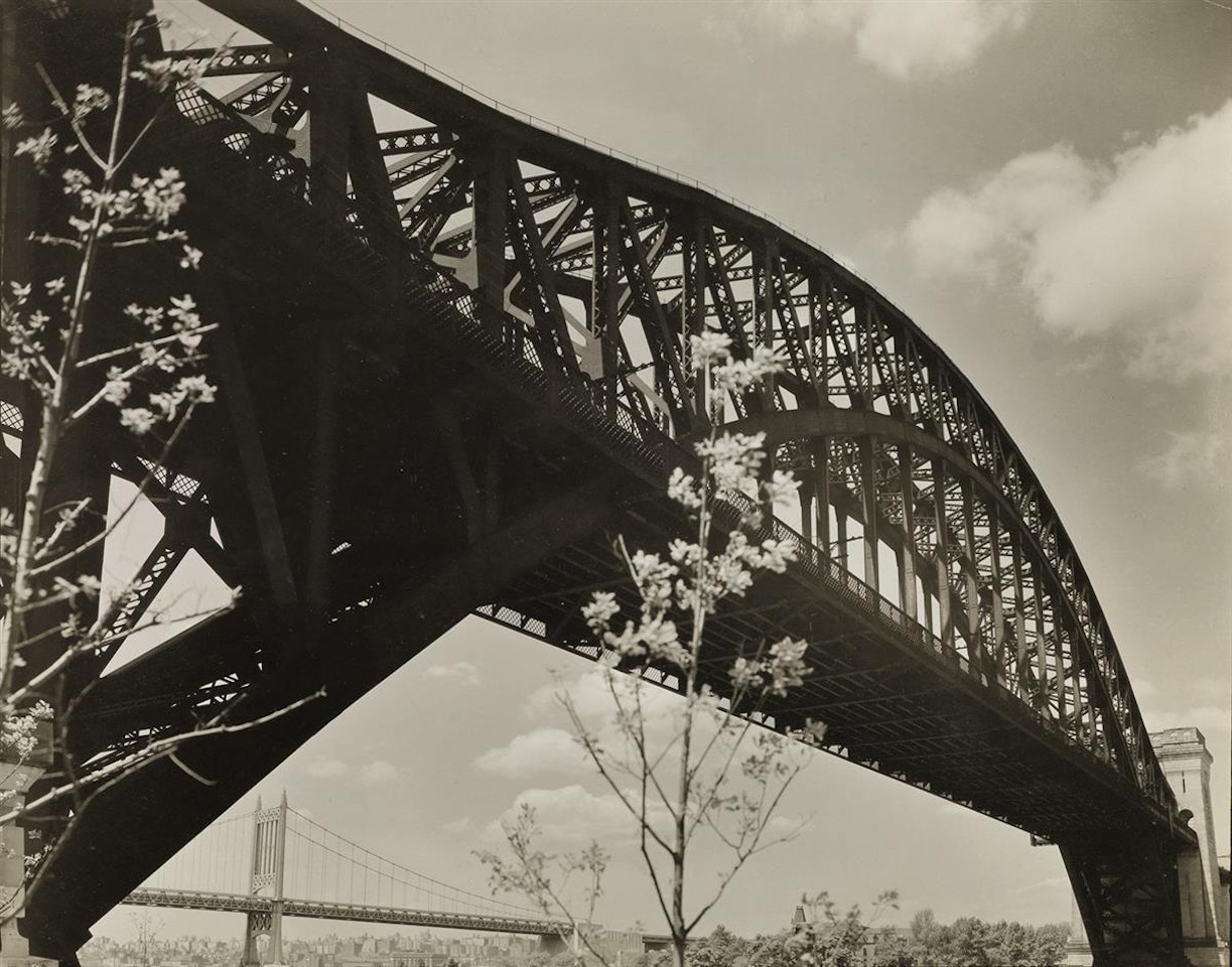 Hell Gate Bridge I by Berenice Abbott