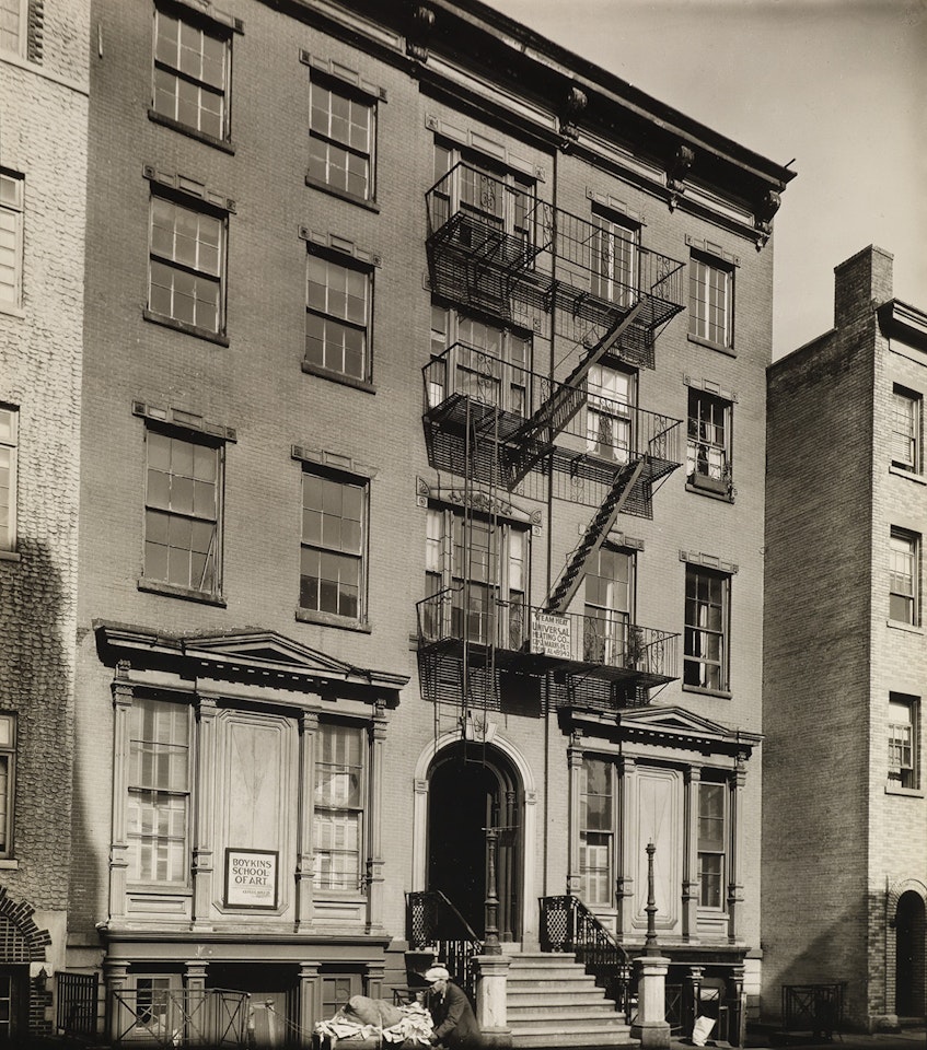 Grove Street, No. 45, Manhattan by Berenice Abbott