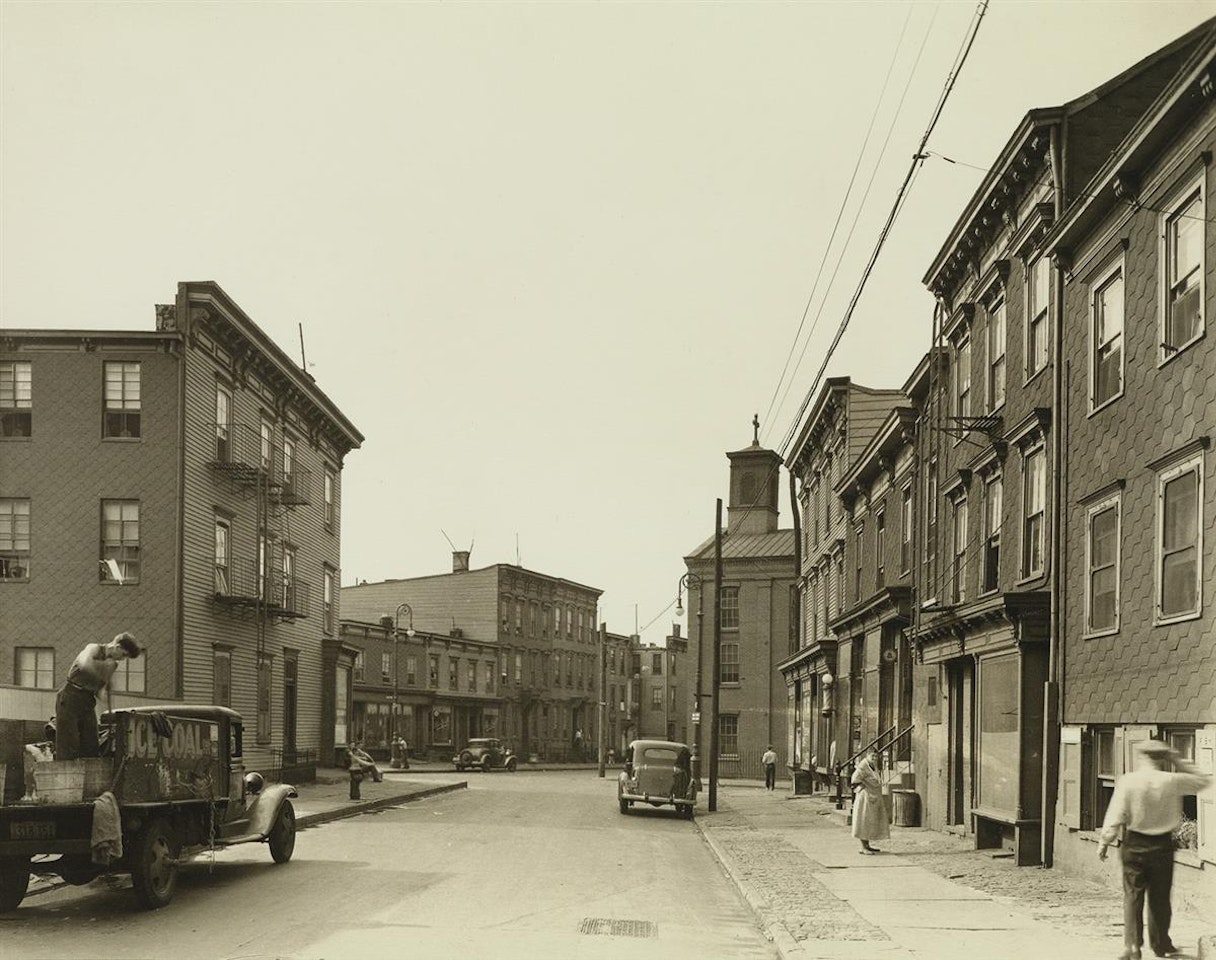 Group of 11 photographs of New York City boroughs from Abbott's iconic Changing New York series by Berenice Abbott