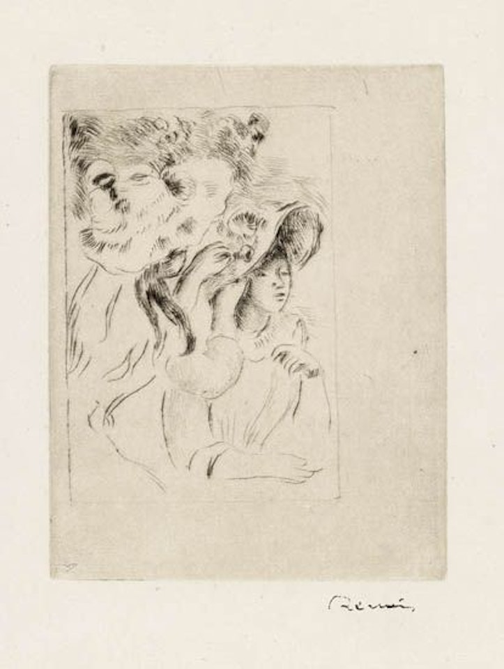 Le Chapeau Épinglé, 2e planche by Pierre-Auguste Renoir