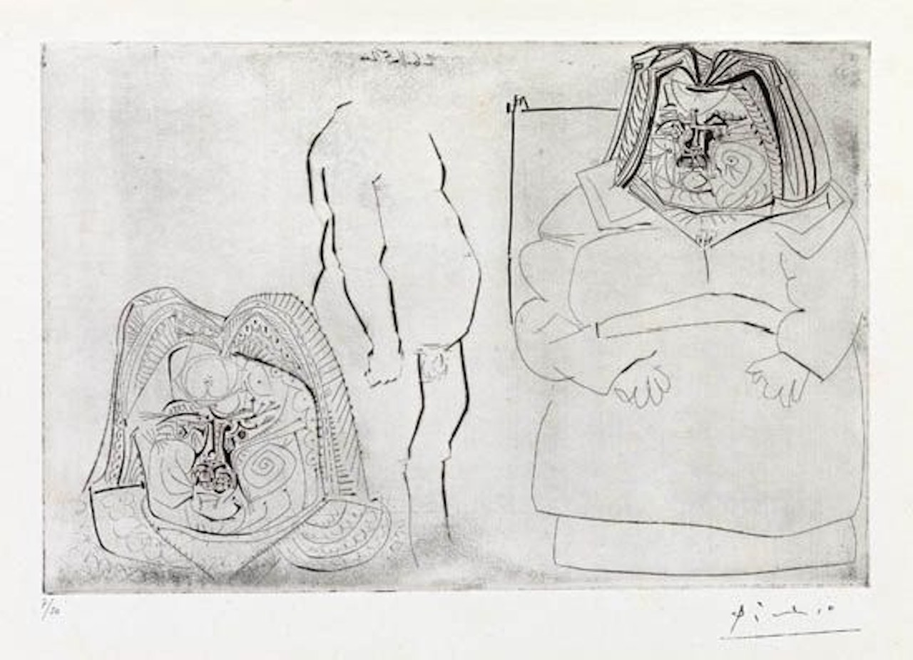 Balzac, après Rodin by Pablo Picasso