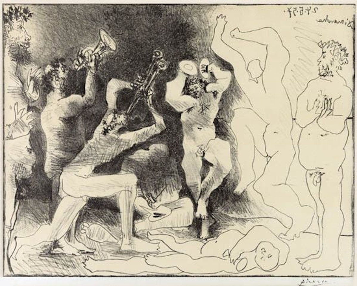 La Dance des Faunes by Pablo Picasso