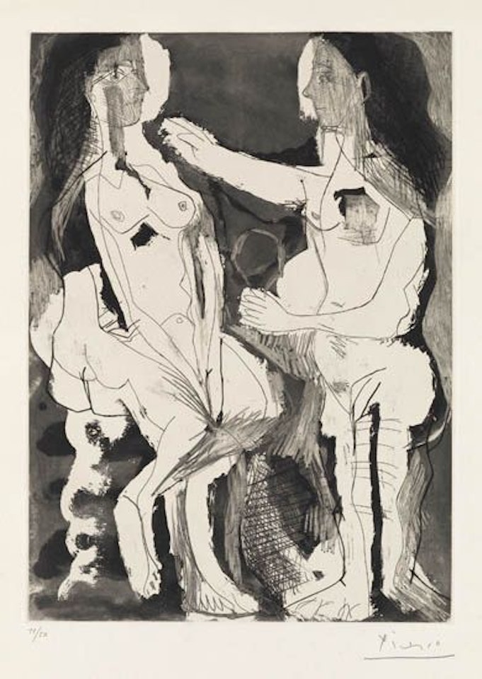 Femmes nues au Miroir by Pablo Picasso