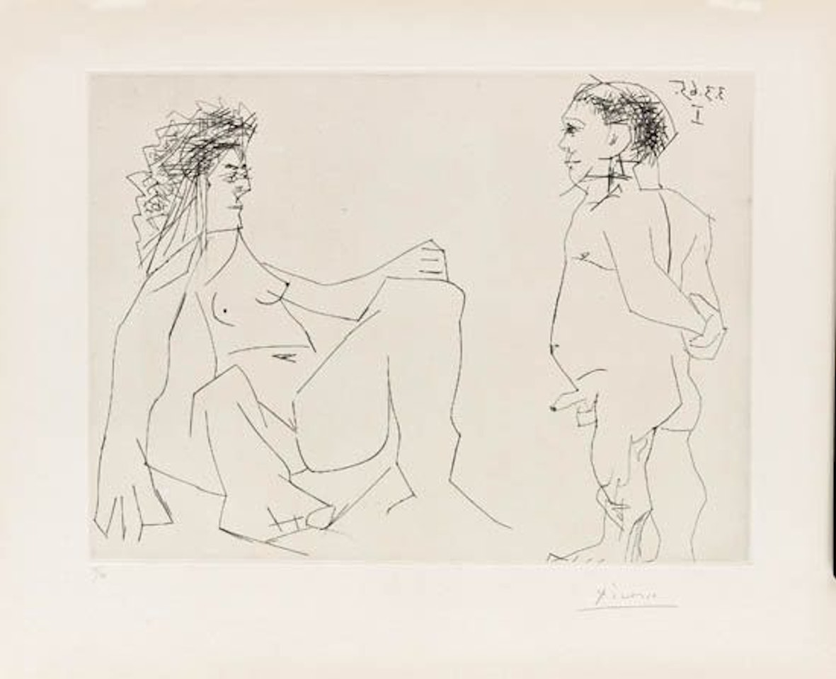 Femme et Homme by Pablo Picasso