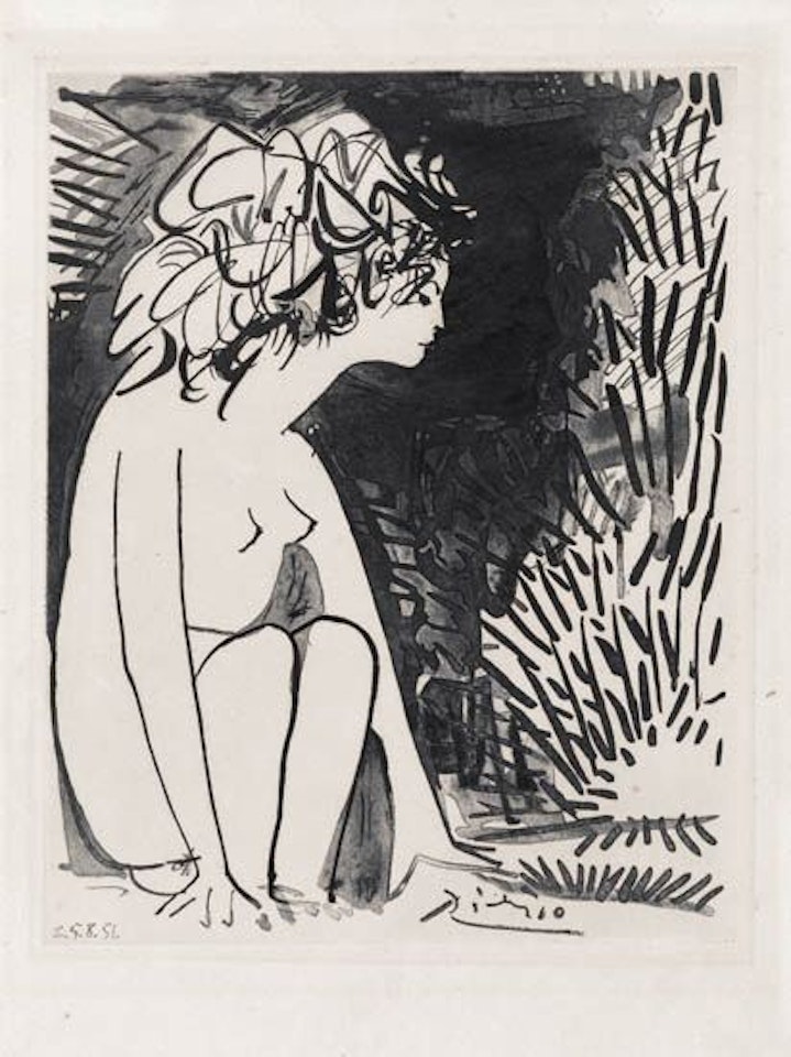 Femme Nue Assise by Pablo Picasso