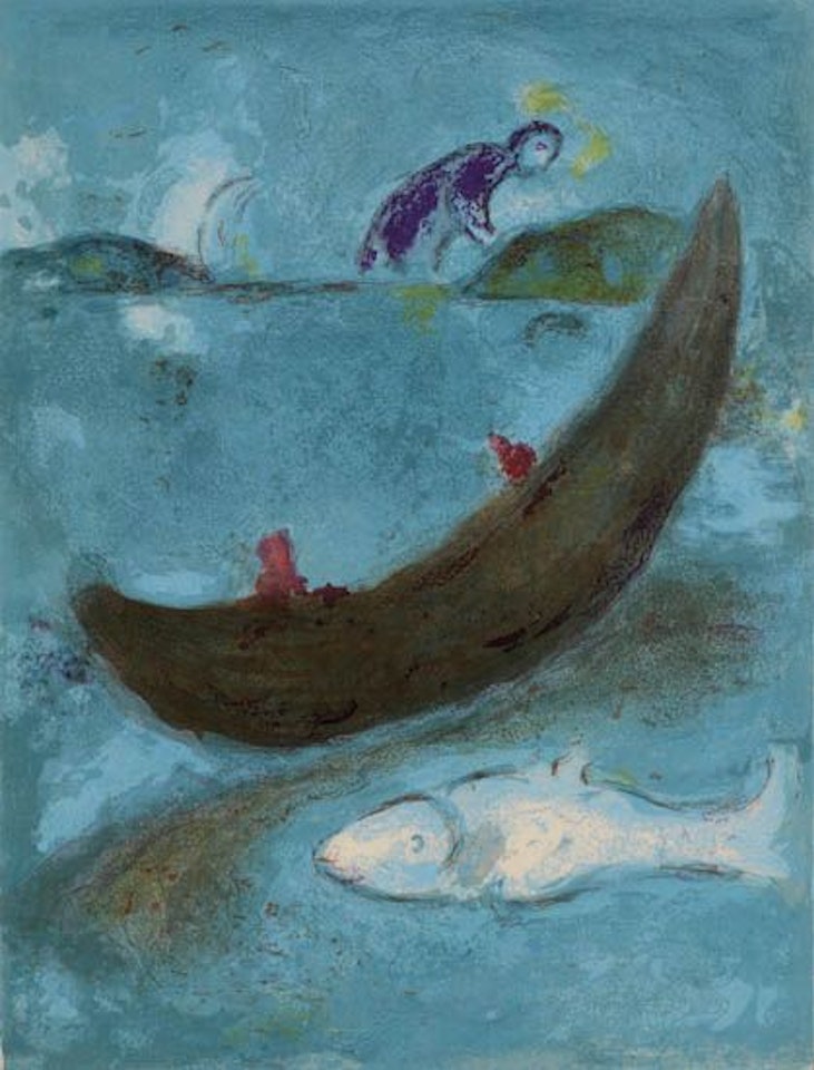 Le Dauphin mort et les trois cents Écus by Marc Chagall