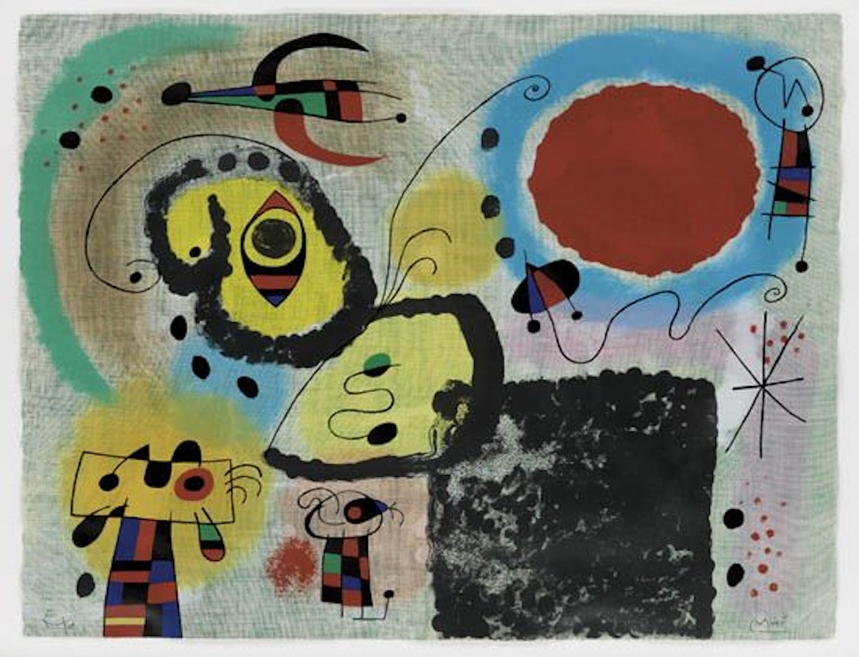 Centenaire pour l'Imprimerie Mourlot by Joan Miró