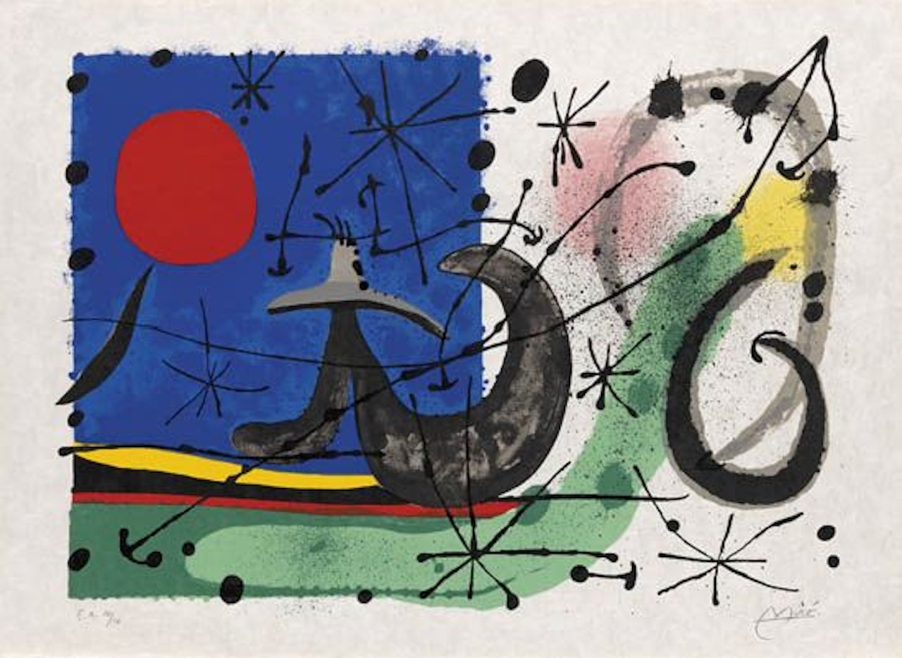 Le Lézard aux Plumes d'Or by Joan Miró