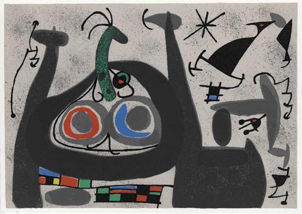 Le Lézard aux Plumes d'Or by Joan Miró