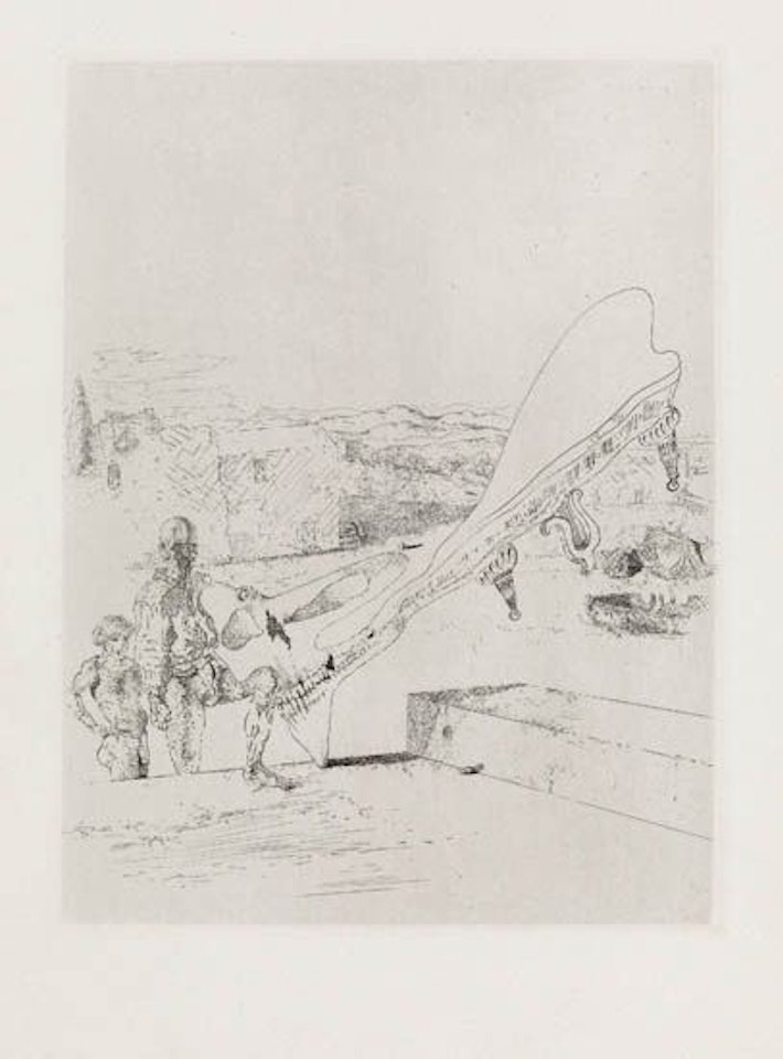 Les Chants de Maldoror: The Piano by Salvador Dali
