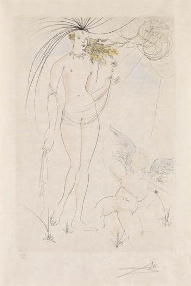 Venus et l'Amour by Salvador Dali