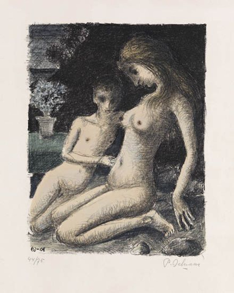Azalée bleue by Paul Delvaux