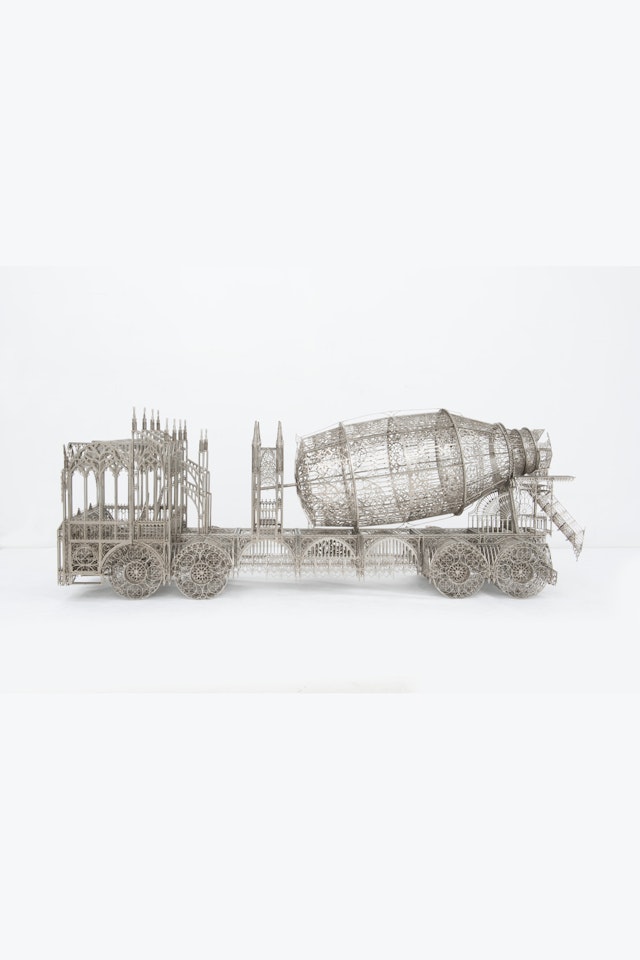 Dump Truck (scale model) by Wim Delvoye