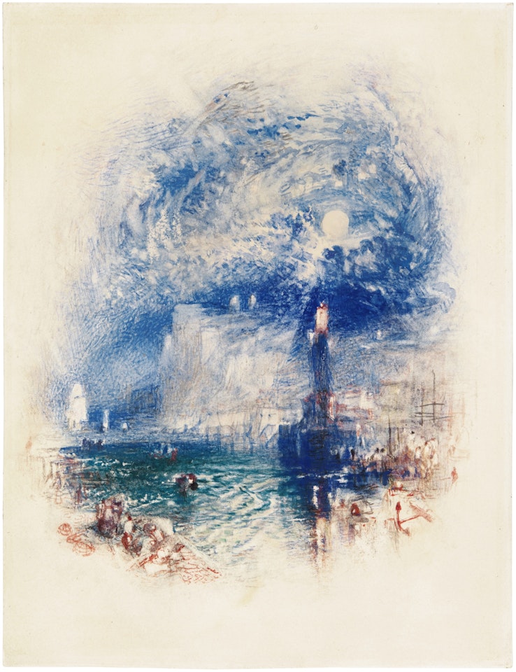 Light-towers of Le Havre, France by Joseph Mallord William Turner
