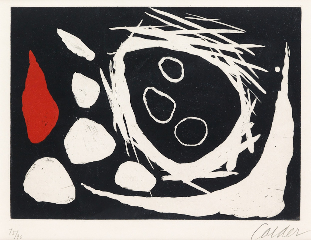 Crane dans le Nid by Alexander Calder