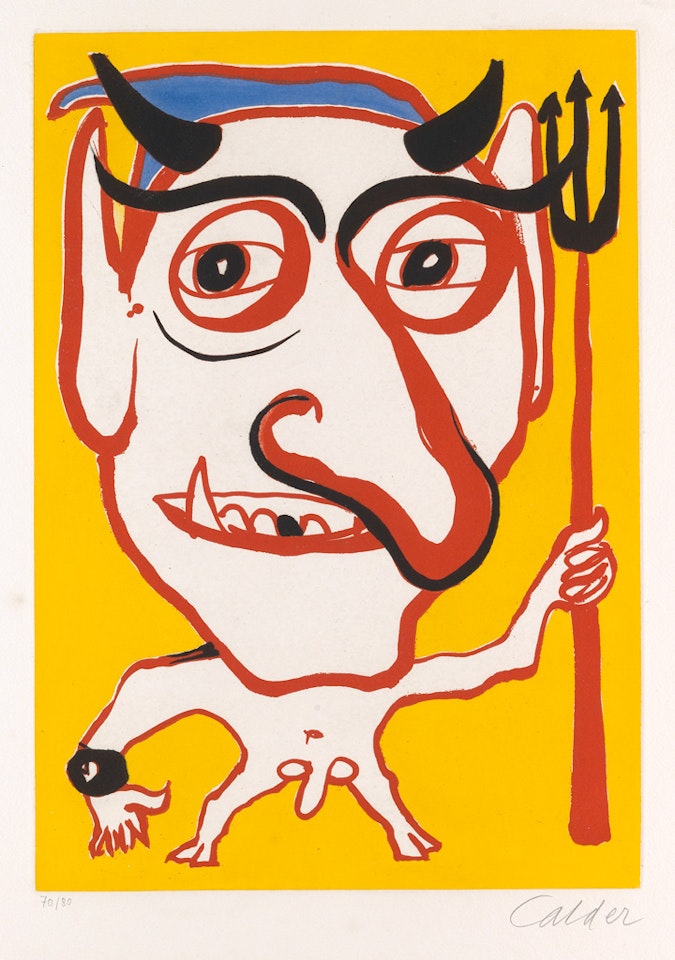 Portrait de Constantin Tacou by Alexander Calder