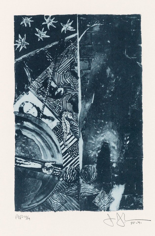 Summer (Blue) by Jasper Johns