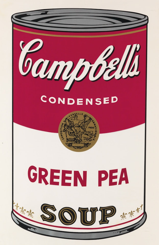 Campbell's Soup I: Green Pea by Andy Warhol